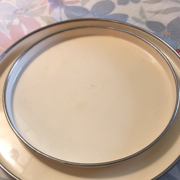 Vtg CSC Patchwork Duck Steel Enamel Burner Covers 1-10 inch and 1-8 inch - Picture 5 of 5